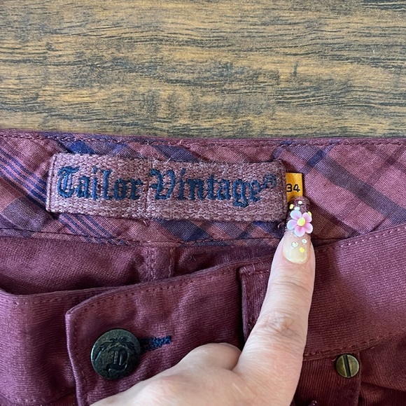 NWT Taylor Vintage Pants SZ 34 - Picture 2 of 9
